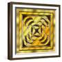 Gold Design 5-Art Deco Designs-Framed Giclee Print