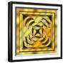 Gold Design 5-Art Deco Designs-Framed Giclee Print