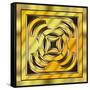 Gold Design 5-Art Deco Designs-Framed Stretched Canvas