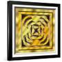 Gold Design 5-Art Deco Designs-Framed Giclee Print