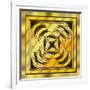 Gold Design 5-Art Deco Designs-Framed Giclee Print