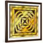 Gold Design 5-Art Deco Designs-Framed Giclee Print