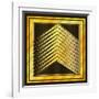 Gold Design 6-Art Deco Designs-Framed Giclee Print