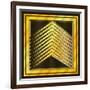 Gold Design 6-Art Deco Designs-Framed Giclee Print