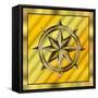 Gold Design 7-Art Deco Designs-Framed Stretched Canvas