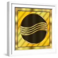 Gold Design 8-Art Deco Designs-Framed Giclee Print