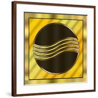 Gold Design 8-Art Deco Designs-Framed Giclee Print