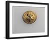 Gold Didramma known as Oro Del Giuramento with Beardless Two-Faced Head-null-Framed Giclee Print