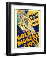 Gold Diggers of 1933, Window Card, 1933-null-Framed Art Print