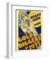 Gold Diggers of 1933, Window Card, 1933-null-Framed Art Print