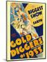 Gold Diggers of 1933, Window Card, 1933-null-Mounted Art Print