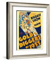 Gold Diggers of 1933, Window Card, 1933-null-Framed Art Print