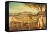 Gold Diggings, Ararat, 1853-J Roper-Framed Stretched Canvas