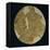 Gold Disk Showing a Figure of a Warrior Toltech Myth-null-Framed Stretched Canvas