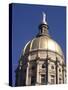 Gold Dome of the Capital Building, Savannah, Georgia-Bill Bachmann-Stretched Canvas