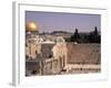 Gold Dome of Western Wall, Jerusalem, Israel-Bill Bachmann-Framed Photographic Print