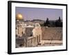 Gold Dome of Western Wall, Jerusalem, Israel-Bill Bachmann-Framed Photographic Print