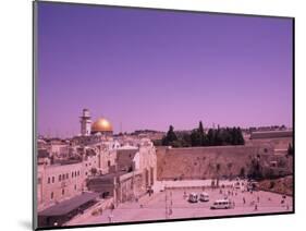 Gold Dome of Western Wall, Jerusalem, Israel-Bill Bachmann-Mounted Photographic Print