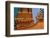 Gold Dragons. Golden Temple Roof Top-William Perry-Framed Photographic Print