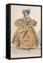 Gold Dress 1830S-F Lix-Framed Stretched Canvas