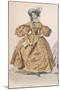 Gold Dress 1830S-F Lix-Mounted Art Print