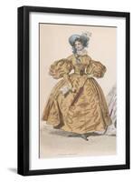 Gold Dress 1830S-F Lix-Framed Art Print