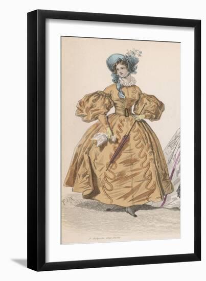 Gold Dress 1830S-F Lix-Framed Art Print