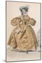 Gold Dress 1830S-F Lix-Mounted Art Print