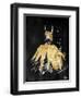 Gold Dress White Dots-OnRei-Framed Art Print