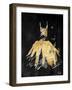 Gold Dress White Dots-OnRei-Framed Art Print