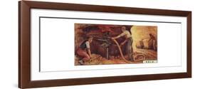 'Gold. - Drlling Blast Holes, S. Africa', 1928-Unknown-Framed Giclee Print