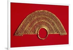 Gold Earring, Colombia, Sinu Civilization-null-Framed Giclee Print