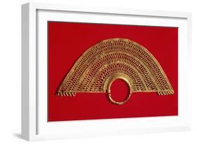 Gold Earring, Colombia, Sinu Civilization-null-Framed Giclee Print