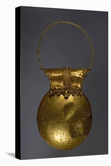 Gold Earring in Shape of Bulla from Excavations of Pompeii, Campania, Italy-null-Stretched Canvas