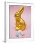 Gold Easter Bunny and Sugar Eggs-null-Framed Photographic Print