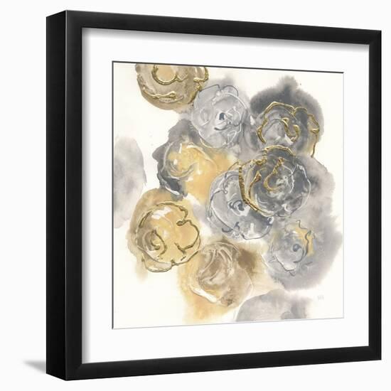 Gold Edged Neutral II-Chris Paschke-Framed Art Print