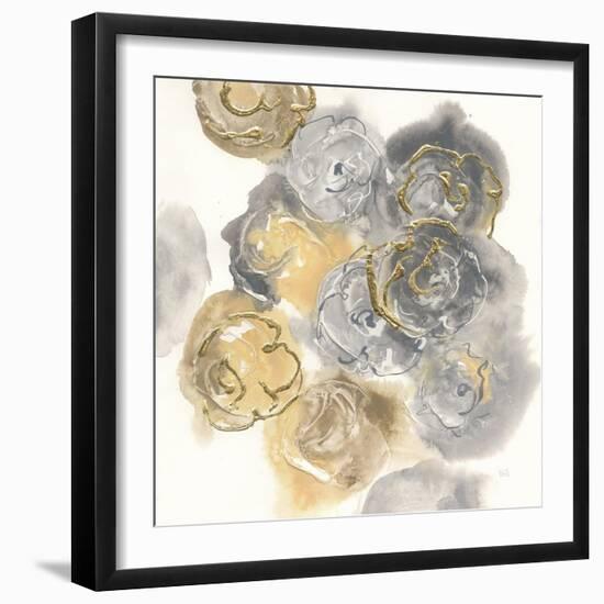 Gold Edged Neutral II-Chris Paschke-Framed Art Print