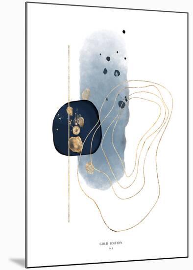 Gold Edition No 3-Design Fabrikken-Mounted Art Print