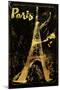 Gold Eiffel-Color Bakery-Mounted Giclee Print