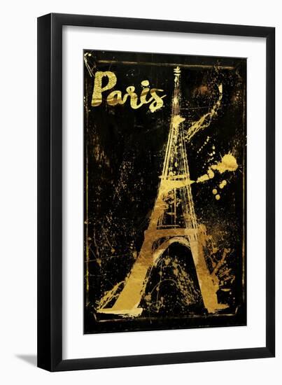 Gold Eiffel-Color Bakery-Framed Giclee Print