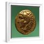 Gold Eighth Stater of Philip II with Male Profile, Recto, Greek Coins BC-null-Framed Giclee Print