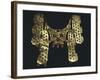 Gold Embossed Funerary Mask Decorated with Pendants Originating from Restrepo-null-Framed Giclee Print