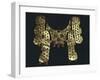 Gold Embossed Funerary Mask Decorated with Pendants Originating from Restrepo-null-Framed Giclee Print