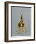 Gold, Enamel and Glass Earring, Crimea, Jewelry, Sarmatic Civilization, 1st-2nd Century-null-Framed Giclee Print