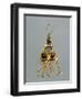 Gold, Enamel and Glass Earring, Crimea, Jewelry, Sarmatic Civilization, 1st-2nd Century-null-Framed Giclee Print