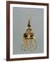 Gold, Enamel and Glass Earring, Crimea, Jewelry, Sarmatic Civilization, 1st-2nd Century-null-Framed Giclee Print