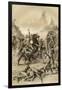 Gold Escort Attacked by Bushrangers, Australia, 1879-McFarlane and Erskine-Framed Giclee Print