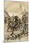 Gold Escort Attacked by Bushrangers, Australia, 1879-McFarlane and Erskine-Mounted Giclee Print