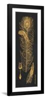 Gold Feathers II-Gwendolyn Babbitt-Framed Art Print