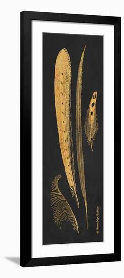 Gold Feathers IV-Gwendolyn Babbitt-Framed Art Print